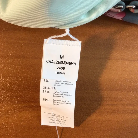 Cupshe Twist & Cut-Out Floral Tummy Control Long Torso One-Piece Size Medium - Picture 7 of 10